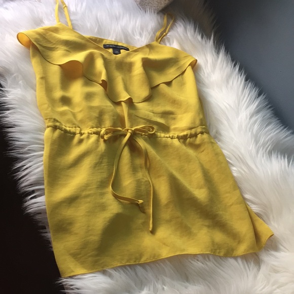 Banana Republic Tops - Yellow banana republic blouse